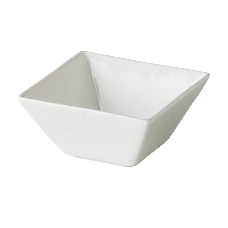 Q Fine China kom vierkant 8,9 cm 100ml
