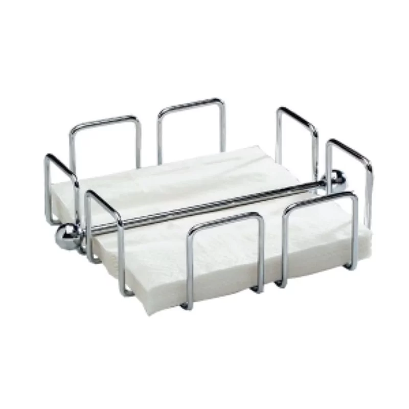 Porte serviette metal chromé - 190x190x65mm