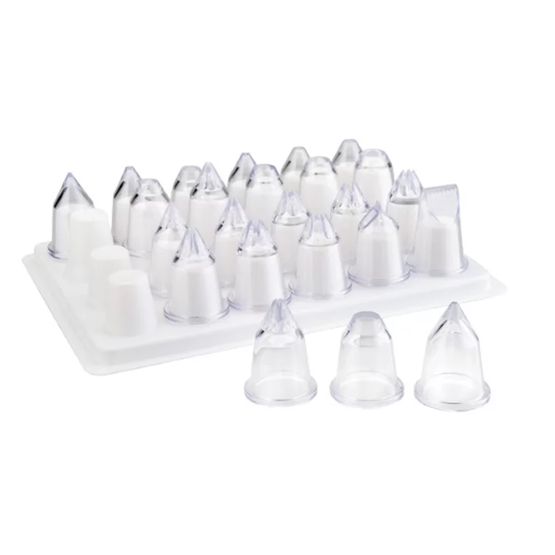 Doos met 12 plastiek spuitjes Ø2-10mm