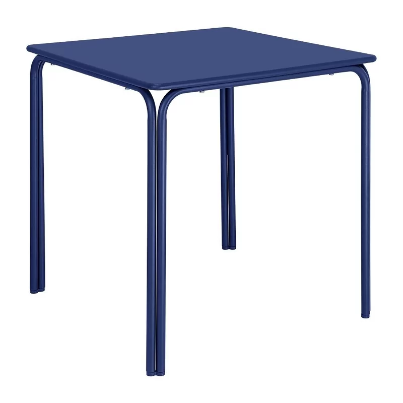 Bolero Adeline Stalen Vierkante Tafel 700mm Donker Blauw