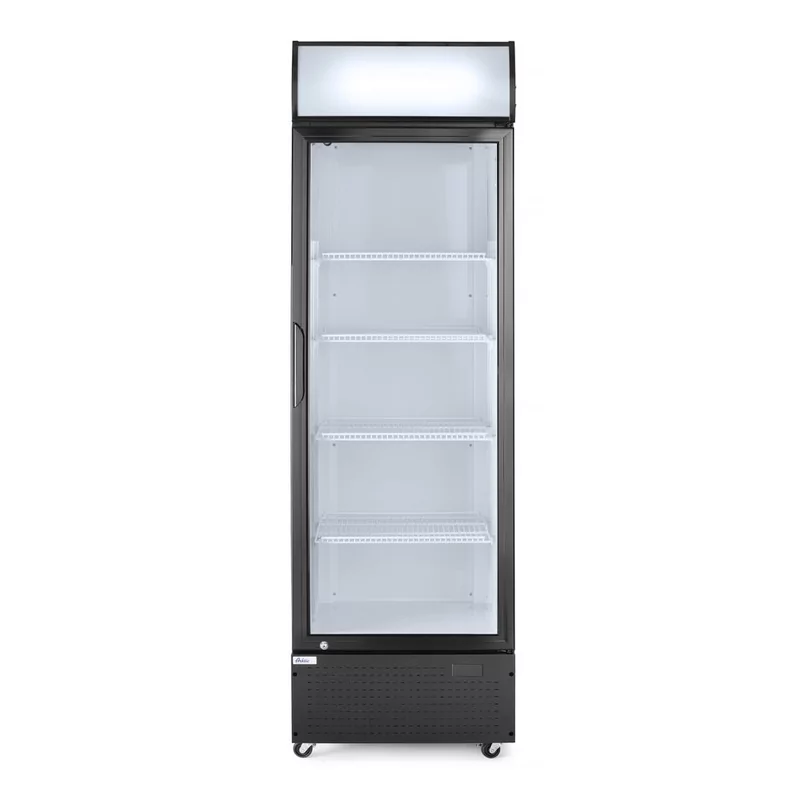 Armoire réfrigérée avec caisson lumineux, porte simple