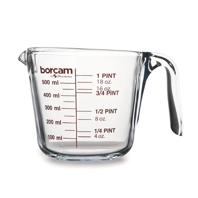 Borcam Mesure en verre 500ml Ø125xH114mm