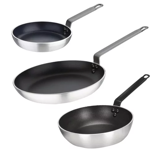 Ensemble 2 poÃªles et 1 sauteuse antiadhÃ©sives Vogue Cook Like A Pro