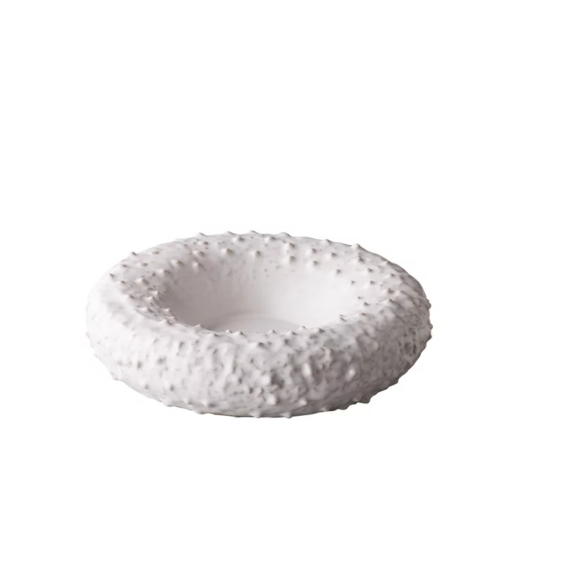 Donut kom spiked wit 21 cm