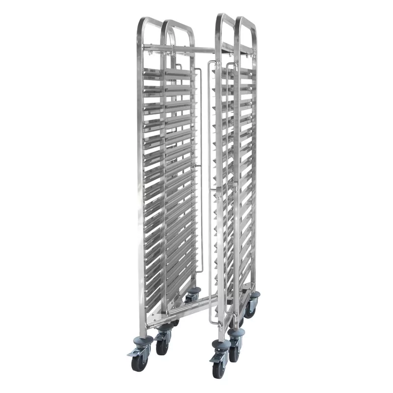 Chariot porte-plateaux emboîtable- 15 x GN 1/1
