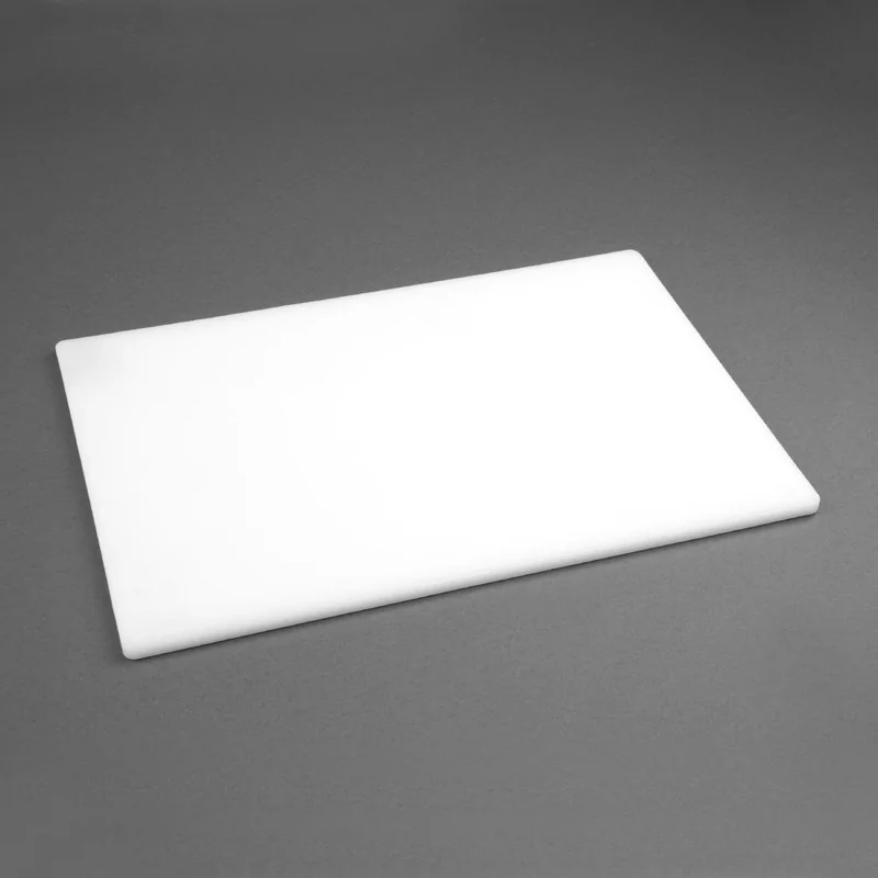 Planche Ã  dÃ©couper standard basse densitÃ© Hygiplas blanche
