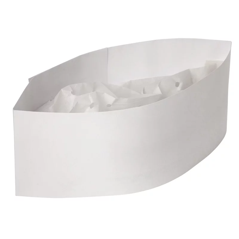 Chapeaux de boucher en papier 100 pièces