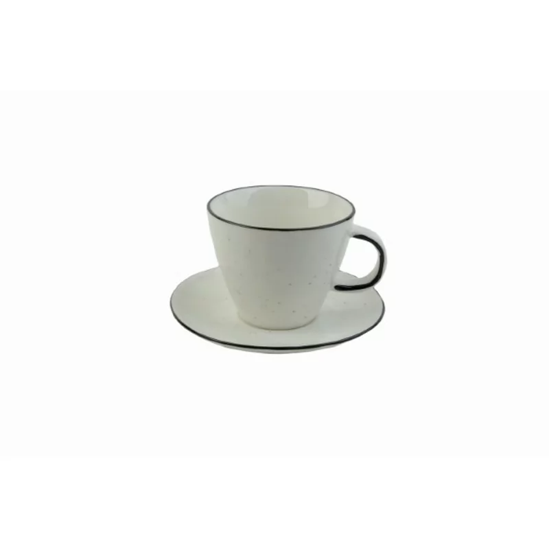 Black Pepper tas D92xH75mm 250ml en ondertas D140mm