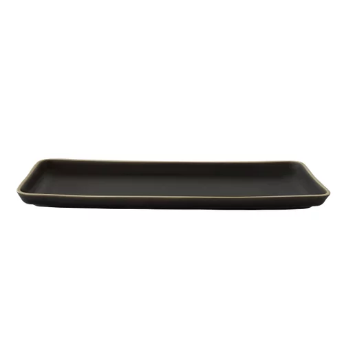 Atlas black bord rechthoekig L370xB145mm