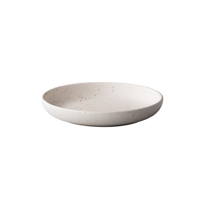 Tinto deep round plate matt white 26,5 cm