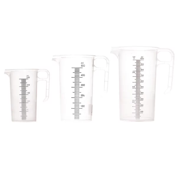 Ensemble de pichets graduÃ©s en polypropylÃ¨ne Pro-Measures 250 ml, 500 ml et 1 L