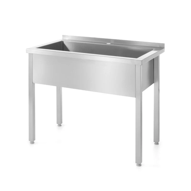 Table avec évier simple – soudée
