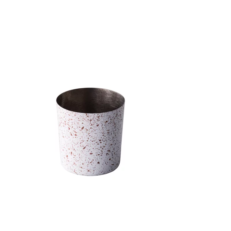 Presentatie bakje vintage speckle 8,5 cm 400ml