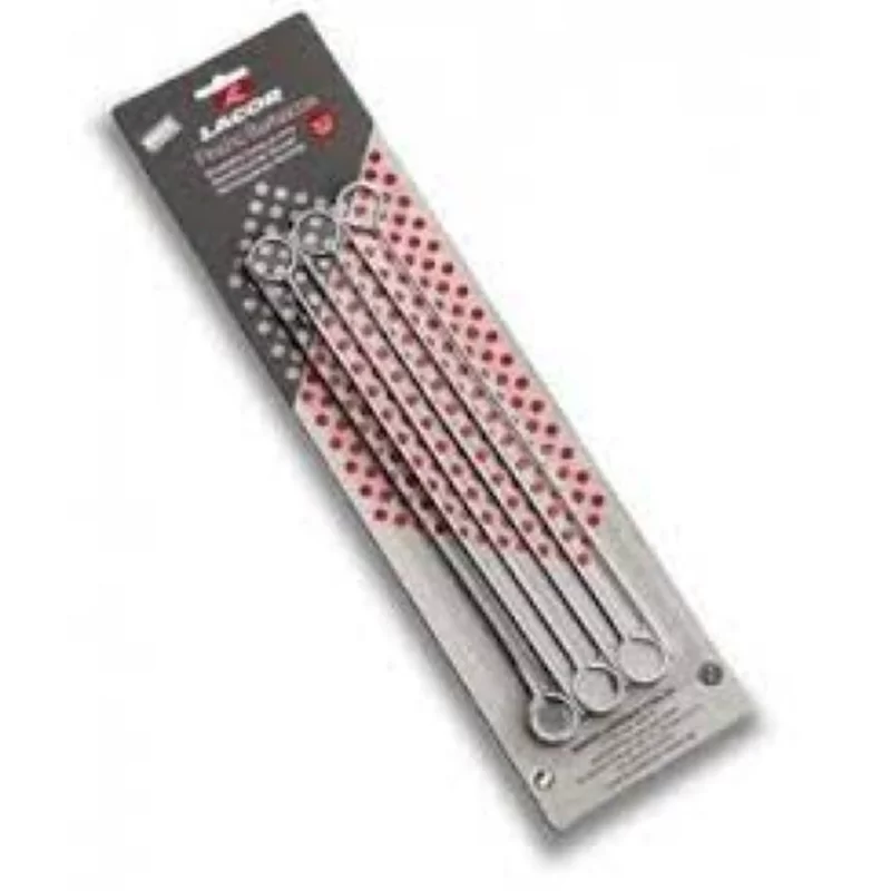 Brochettenaald inox L305mm per 6st.