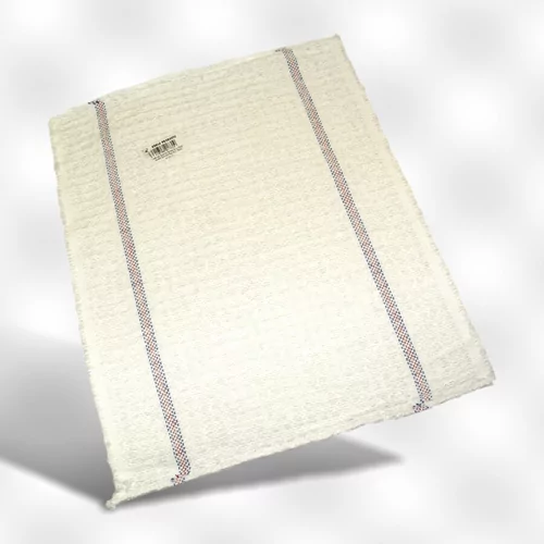Dish washing cloth white feathered