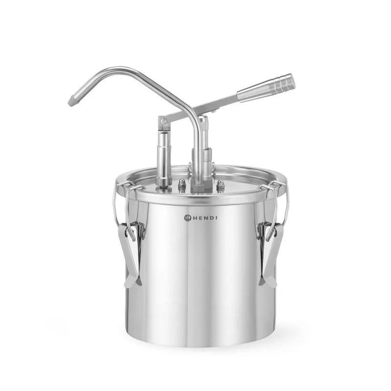 Distributeur de sauce en acier inoxydable avec pompe