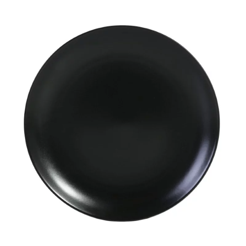 Asia Black coupe bord noire mat D280xH30mm