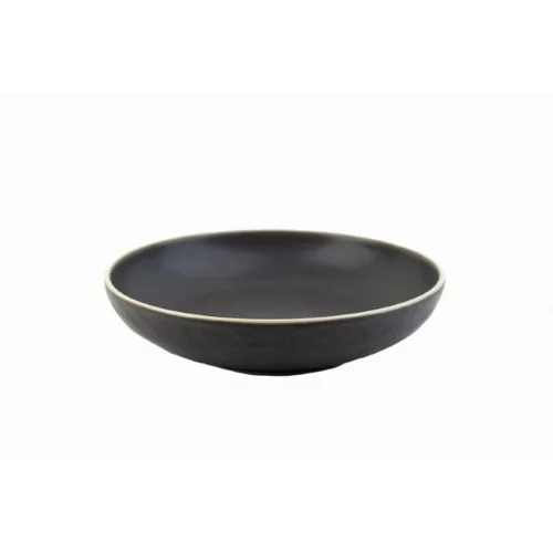 Edge Black diep bord/pastabord D225xH50mm 820ml