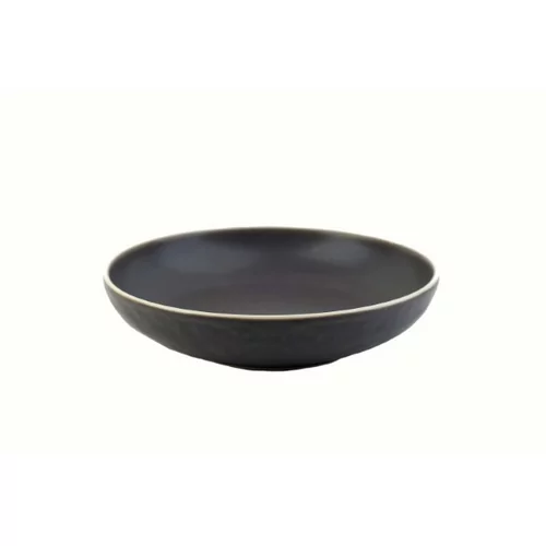 Edge Black assiette creuse/assiette à pâtes D270xH50mm