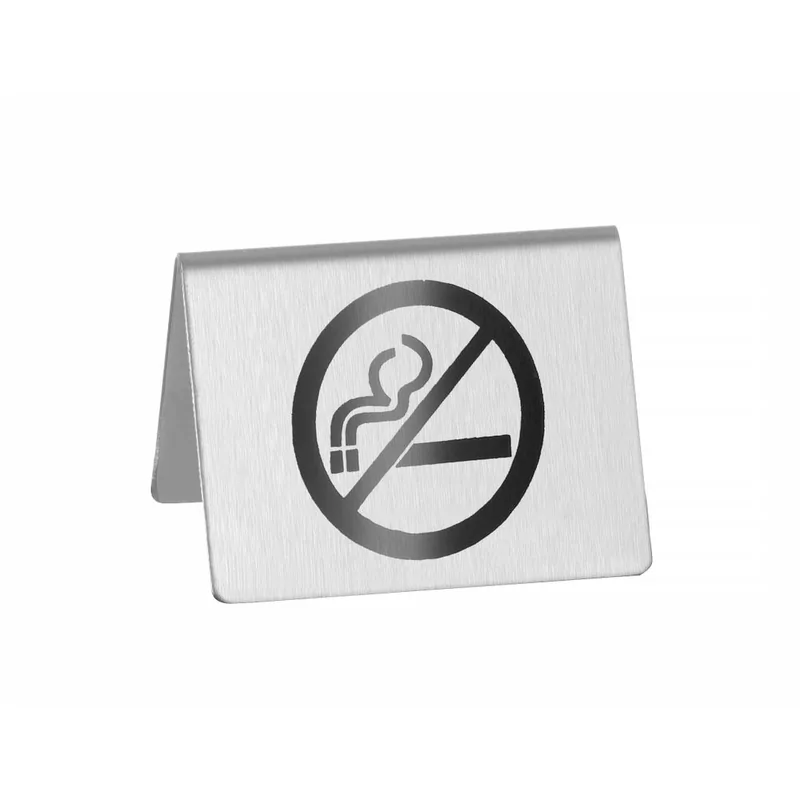 Table sign 'No smoking'