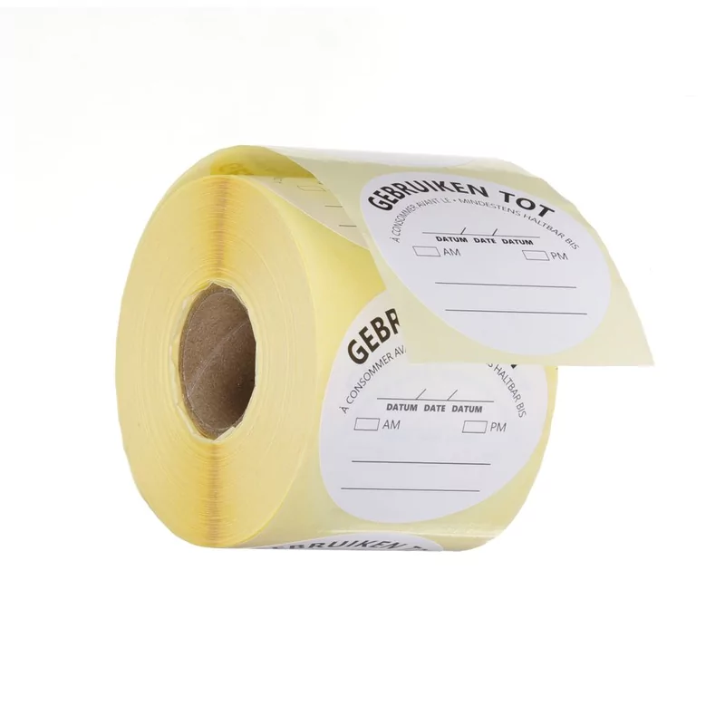 Food safety stickers, multi-use, easy removable, “USE BEFORE”