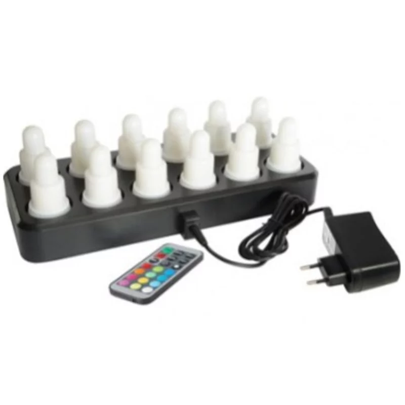 Candles LED 70x40 multicolour Duni