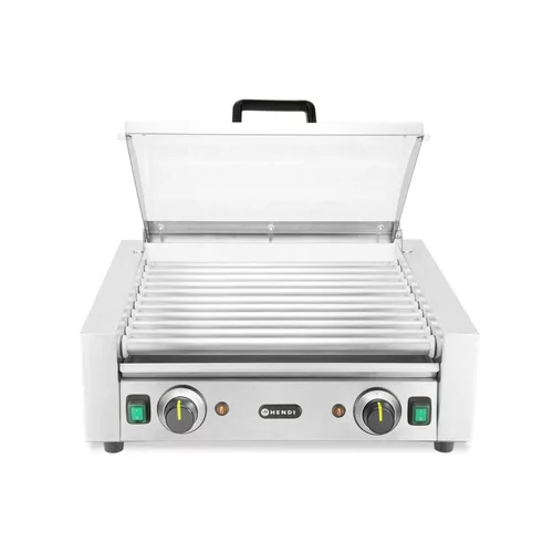 Worstrolgrill – 2 zones met energiebesparend deksel