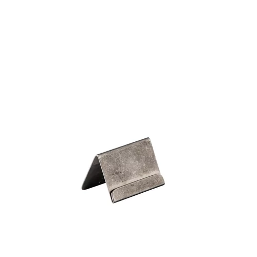 Stainless st. menuholder 6x3cm