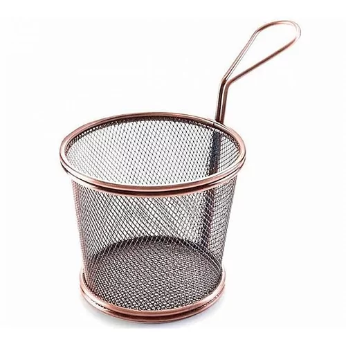 Frietmandje copperlook D120xH100mm