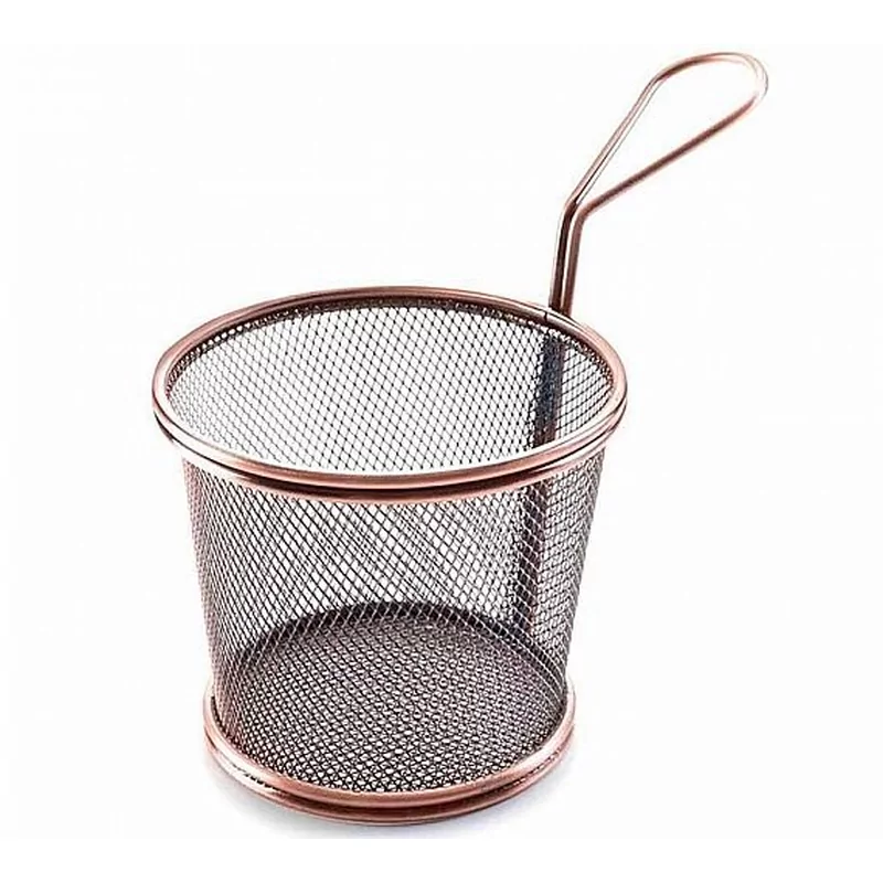 Frietmandje copperlook D120xH100mm