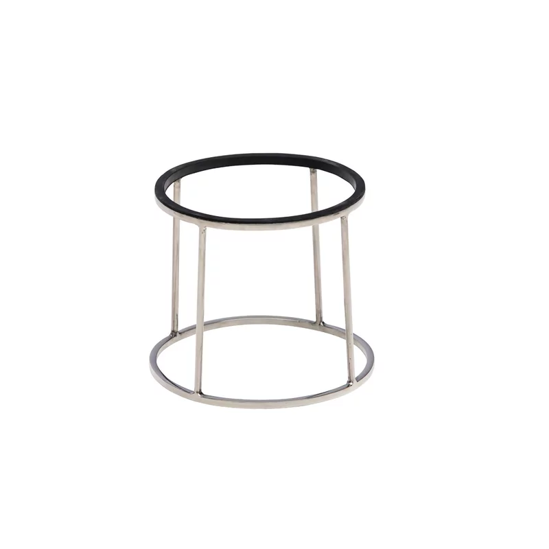 St. steel buffet raiser Ø22/24 x20 cm