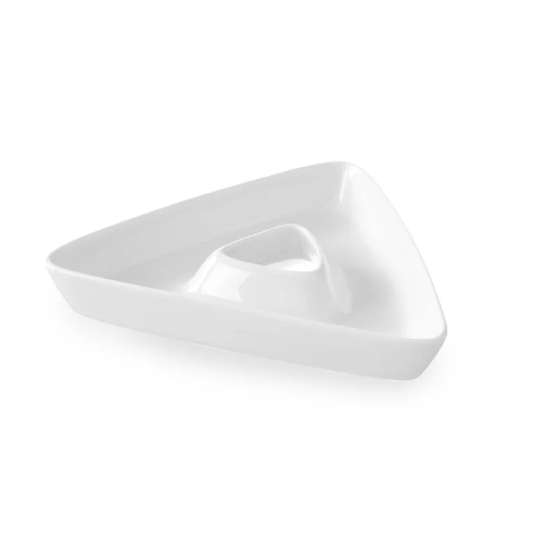 Assiette triangulaire
