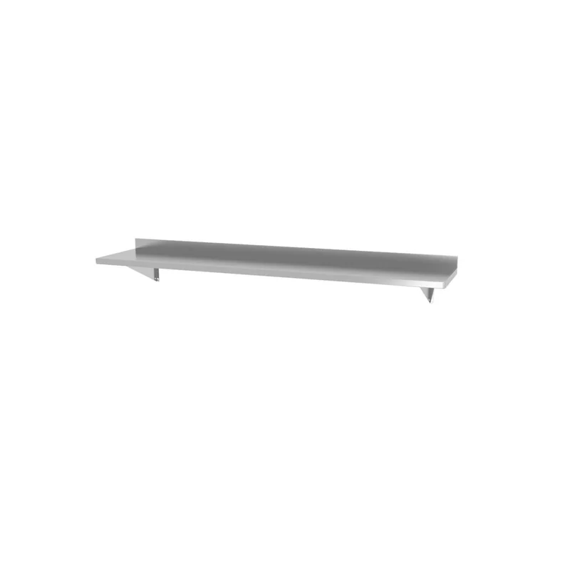 Wall shelf, with 2 brackets