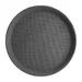 Plateau antidÃ©rapant en plastique Olympia Kristallon rond noir 406mm