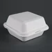 Fiesta Compostable bagasse hamburgerbakjes 153mm (500 stuks)