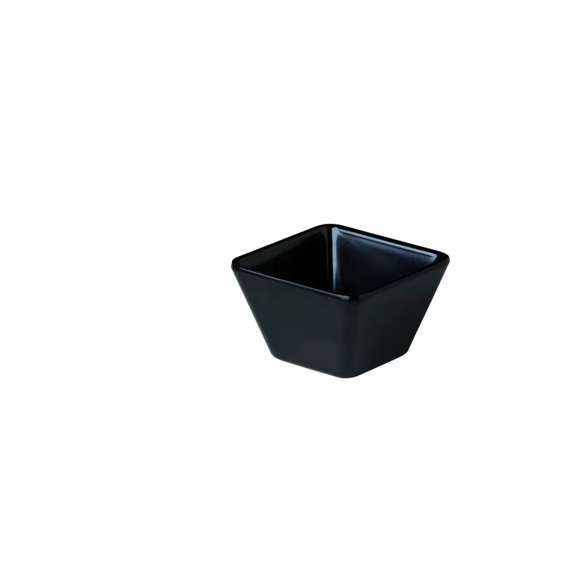 Square bowl black 8,9 x 8,9 x 5,5 cm