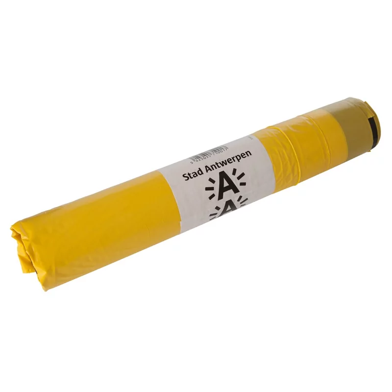 Sac à poubelle jaune pour entreprises 60 l 1 rx10 p Ville d'Anvers