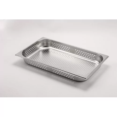 Bac gastronorme 18/8 perfo - 1/1 - 65mm 530x325mm