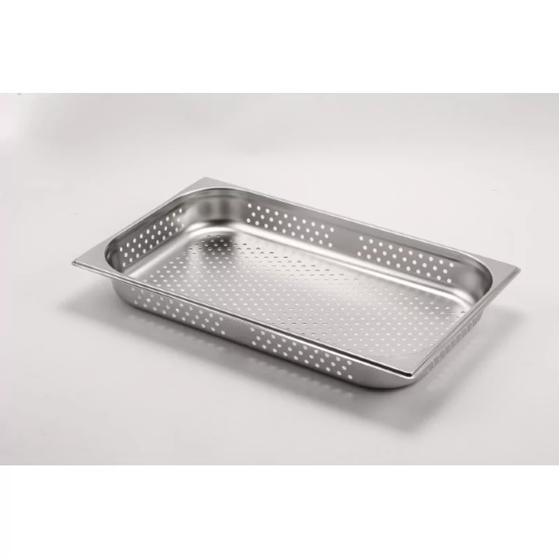 Gastronormbak 18/8 perfo - 1/1 - 65mm  530x325mm 6.2ltr