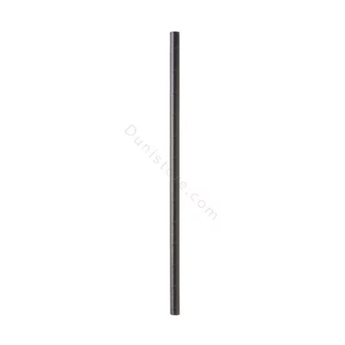 Pailles en papier noir 23cm bio pak 100p