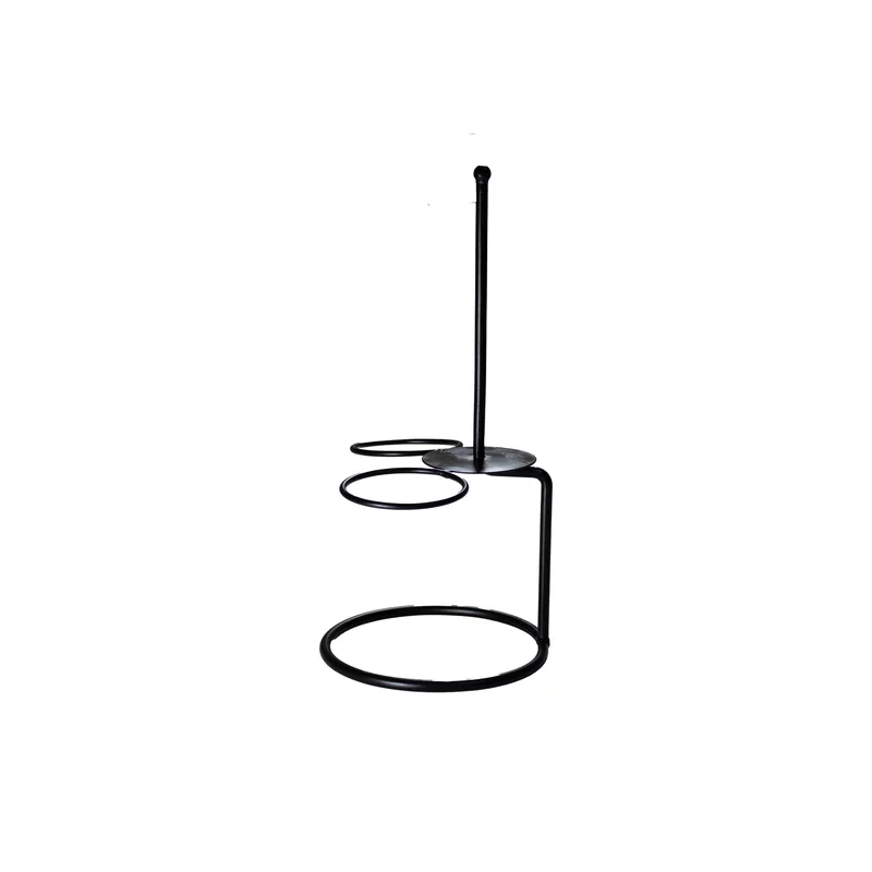 Doughnut/onion ring stand black