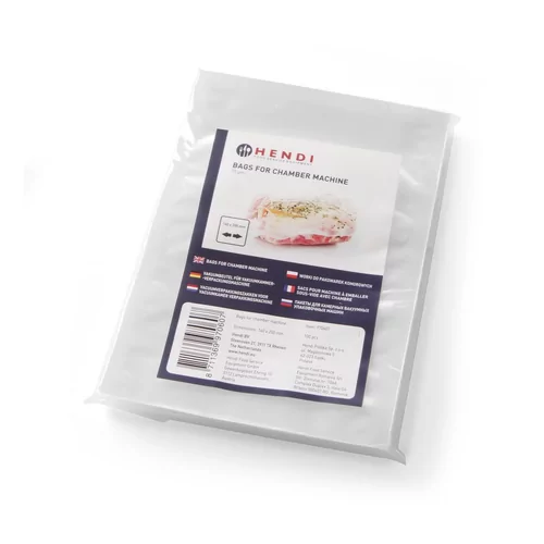 Vacuum packing bags, for chamber vacuum packing machines