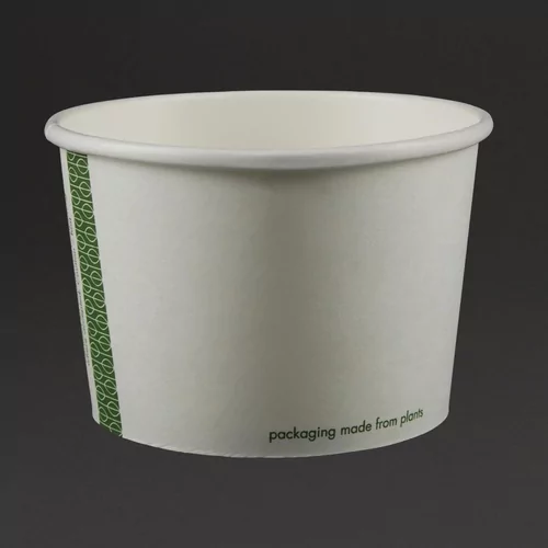 Bols Ã  soupe / glace compostables Vegware 455ml (Lot de 500)