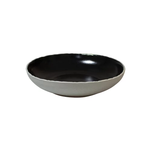 Natura black pasta plate 23 cm