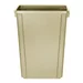 Poubelle Jantex Slim beige 60L