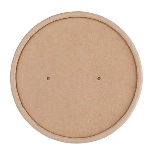 Couvercles en papier pour pots Ã  soupe Fiesta Compostable 98mm FB160 FB162 FB164 (Lot de 500)