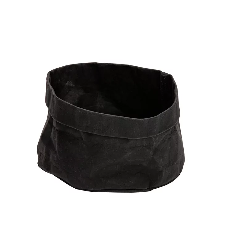 Bread basket paper washable black 18 x 18 x 15