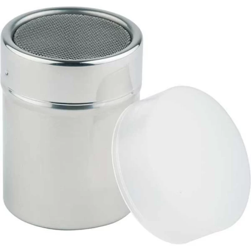 Sapoudreur à sucre inox 18/8 Ø70mm H90mm 0.35ltr