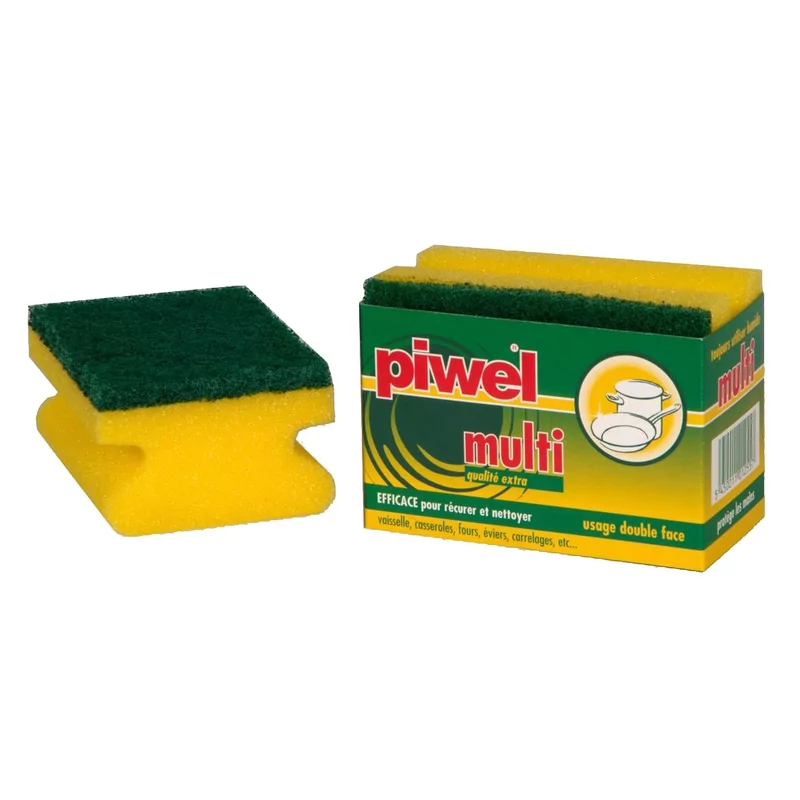 Scourer double-sided with lid 36p