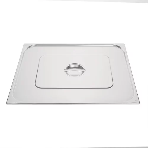 Couvercle GN 2/1 inox double Vogue